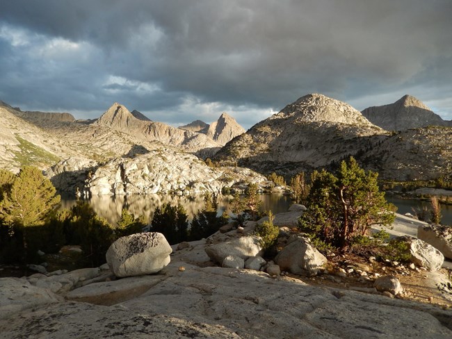 Evolution Lake in Kings Canyon