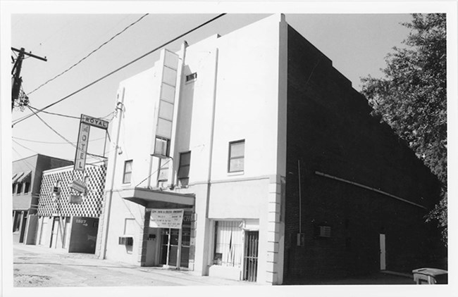 Carver Theatre, Columbia, South Carolina, ref# 03000658 Front facade of theater building