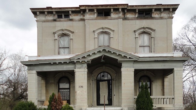 100004870-Summit Street YWCA Three story residence built in Italianate tuscan Villa in Renaissance Revival architectural style.