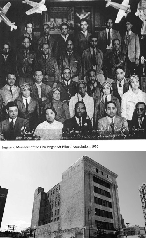 Curtiss-Wright Aeronautical University Building, Chicago, Illinois ref# 13000827 photograph of Challenger Air Pilots' Association class, 1935