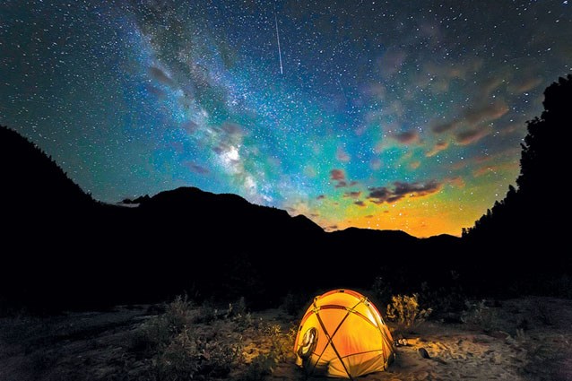 41-Milky-Way-and-Shooting-Star-Baker-River_sm.jpg Brilliant stars rise above a camping site along Baker River, North Cascades National Park. Story by Oliver Lazenby / Photo by Andy Porter — from Mount Baker Experience Magazine