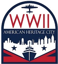 American World War II Heritage City Program logo American World War II Heritage City Program logo