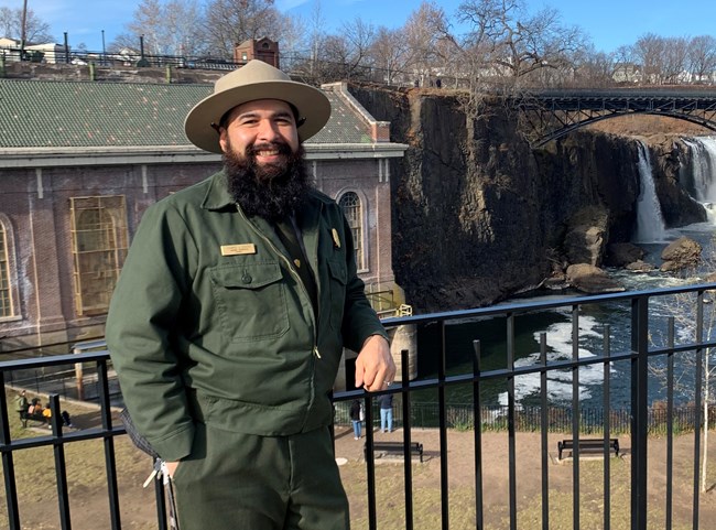 Eduardo at Patterson Great Falls National Historical Park