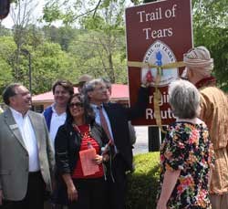 Spring Cave, Georgia, Signage Unveiling photo