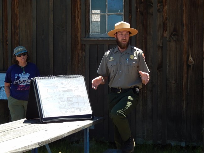 Ranger giving a guided tour