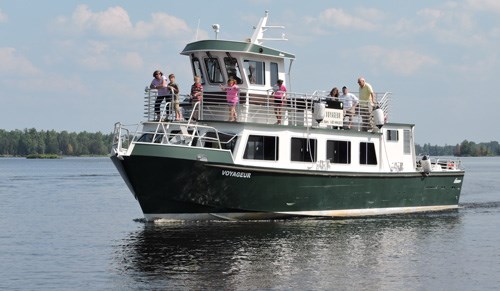 The Voyageur Tour Boat on Rainy Lake