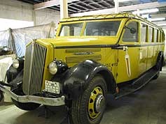 (YELL 90071-1) 1936 White Motor Company Model 706 National Park Bus in the park's museum collection.