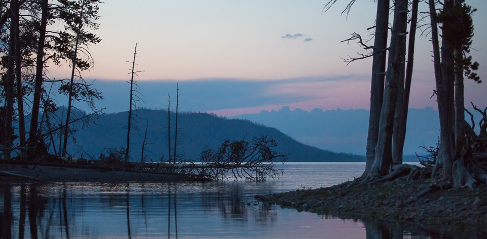 Southeast Arm of Yellowstone Lake