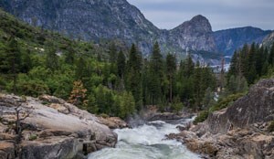 Looking down Rancheria Falls